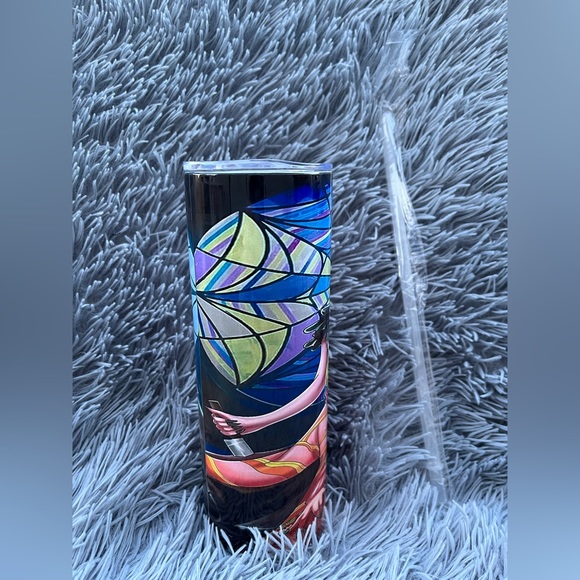 Wednesday Addams 20oz tumbler with closing lid! - Picture 6 of 6